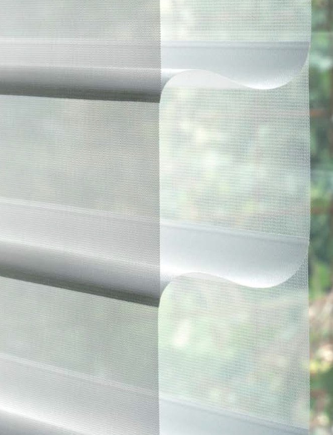 Persianas Silhouette, mostrando detalles del diseño elegante y moderno.